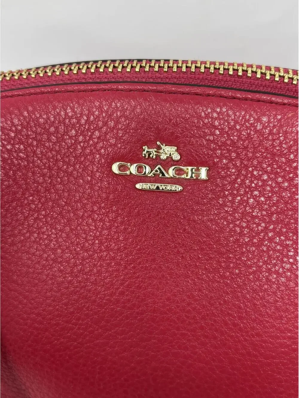 Coach Kelsey Hot Pink Leather Satchel & Shoulder Bag Crossbody Purse - Picture 3 of 8